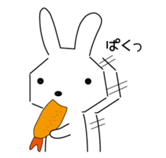 A rabbit is in love 1-2 sticker #13263471