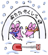 Usako-Go back to your roots-Winter sticker #13263519