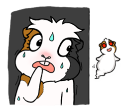 Coffee G'Pig Family sticker #13263607