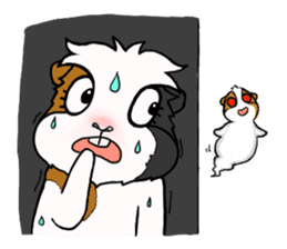 Coffee G'Pig Family sticker #13263607