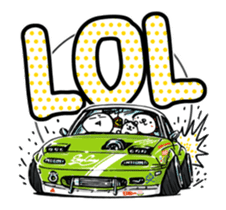 ozizo's Crazy Car Art ver.4 moving! sticker #13265562