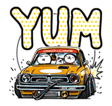 ozizo's Crazy Car Art ver.4 moving! sticker #13265563