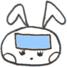 rabbit ASAKO(color) sticker #13265616
