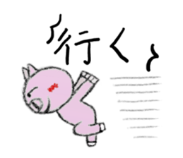 pig man sticker sticker #13266248