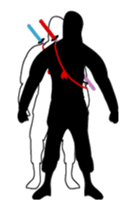 the partner volume of ninja 2 who moves sticker #13266310