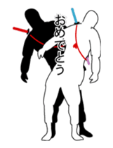 the partner volume of ninja 2 who moves sticker #13266333