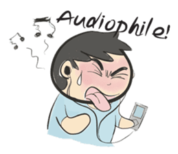 cartoonmydeaw2 : Headphone Series sticker #13266375