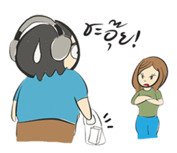 cartoonmydeaw2 : Headphone Series sticker #13266381