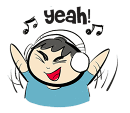 cartoonmydeaw2 : Headphone Series sticker #13266386