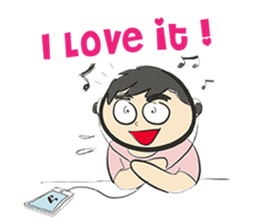 cartoonmydeaw2 : Headphone Series sticker #13266390