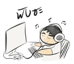 cartoonmydeaw2 : Headphone Series sticker #13266396