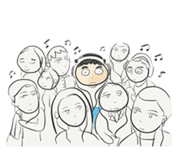 cartoonmydeaw2 : Headphone Series sticker #13266397