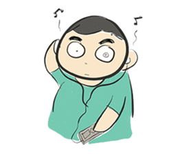 cartoonmydeaw2 : Headphone Series sticker #13266398