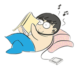 cartoonmydeaw2 : Headphone Series sticker #13266401