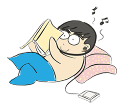 cartoonmydeaw2 : Headphone Series sticker #13266401