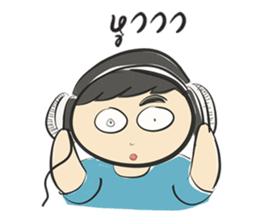 cartoonmydeaw2 : Headphone Series sticker #13266406