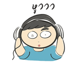 cartoonmydeaw2 : Headphone Series sticker #13266406