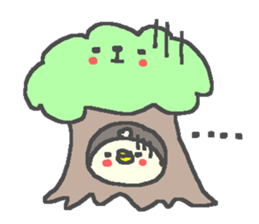 Cute duck happy life stamps. sticker #13266560