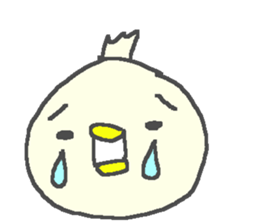 Cute duck happy life stamps. sticker #13266564