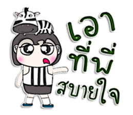 Mr. Kuro. Love zebra ^^ sticker #13266658