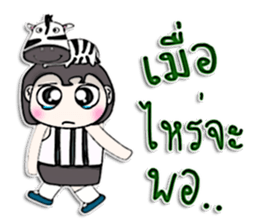 Mr. Kuro. Love zebra ^^ sticker #13266671