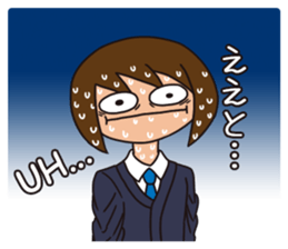 JP High school boy sticker #13267401