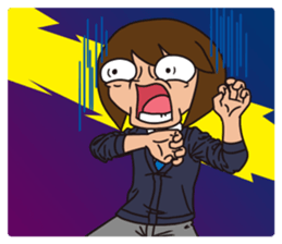 JP High school boy sticker #13267409