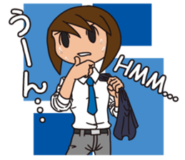 JP High school boy sticker #13267410