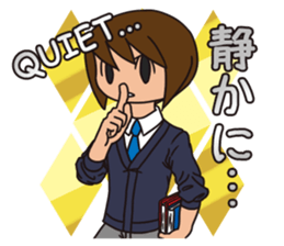 JP High school boy sticker #13267413