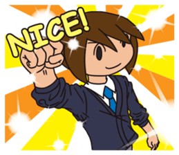 JP High school boy sticker #13267416