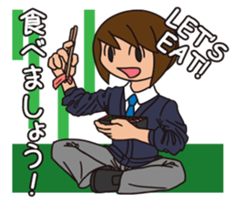 JP High school boy sticker #13267422