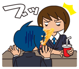 JP High school boy sticker #13267424