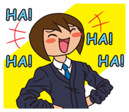 JP High school boy sticker #13267427