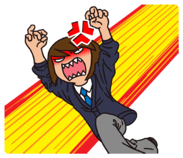 JP High school boy sticker #13267432