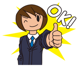 JP High school boy sticker #13267433