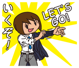 JP High school boy sticker #13267436