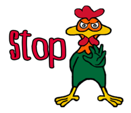 G Rooster sticker #13268504