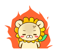 SUZU-NYAN & NANDE-LION reaction sticker sticker #13268833