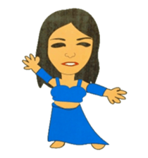 belly dance sticker #13268846