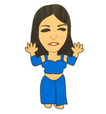belly dance sticker #13268859