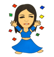 belly dance sticker #13268866