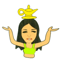 belly dance sticker #13268868