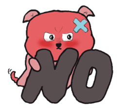 Gromit-pink toot very emotional sticker #13269371