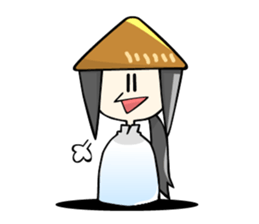 Vietnamese girl and Japanese girl 2. sticker #13269569