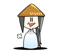 Vietnamese girl and Japanese girl 2. sticker #13269569