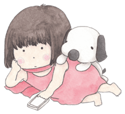 The Red Cloak and the Little Steamed Bun sticker #13269818
