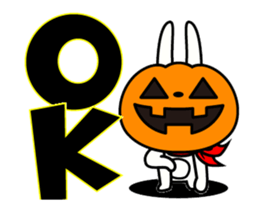 It is autumn!The rabbit soul ~pumpkin~ sticker #13269847
