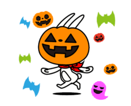 It is autumn!The rabbit soul ~pumpkin~ sticker #13269850