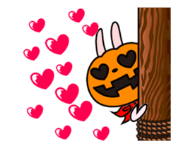 It is autumn!The rabbit soul ~pumpkin~ sticker #13269854