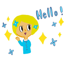 Pretty girl Emma sticker #13270226